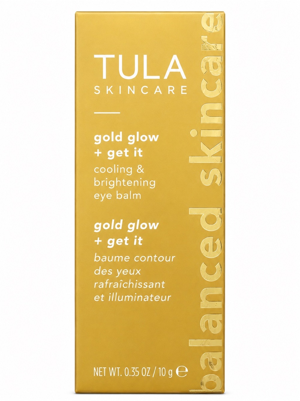 Tula Gold Glow Cooling & Brightening Eye Balm